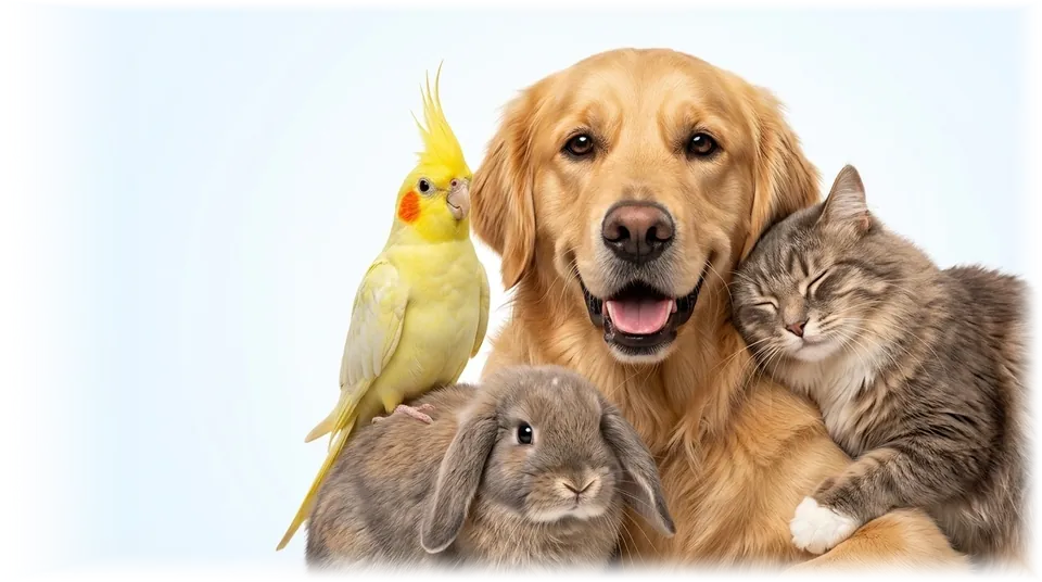 Cães, gatos, aves e pequenos animais com saúde e amor no Consultório Veterinário Pet Angel's